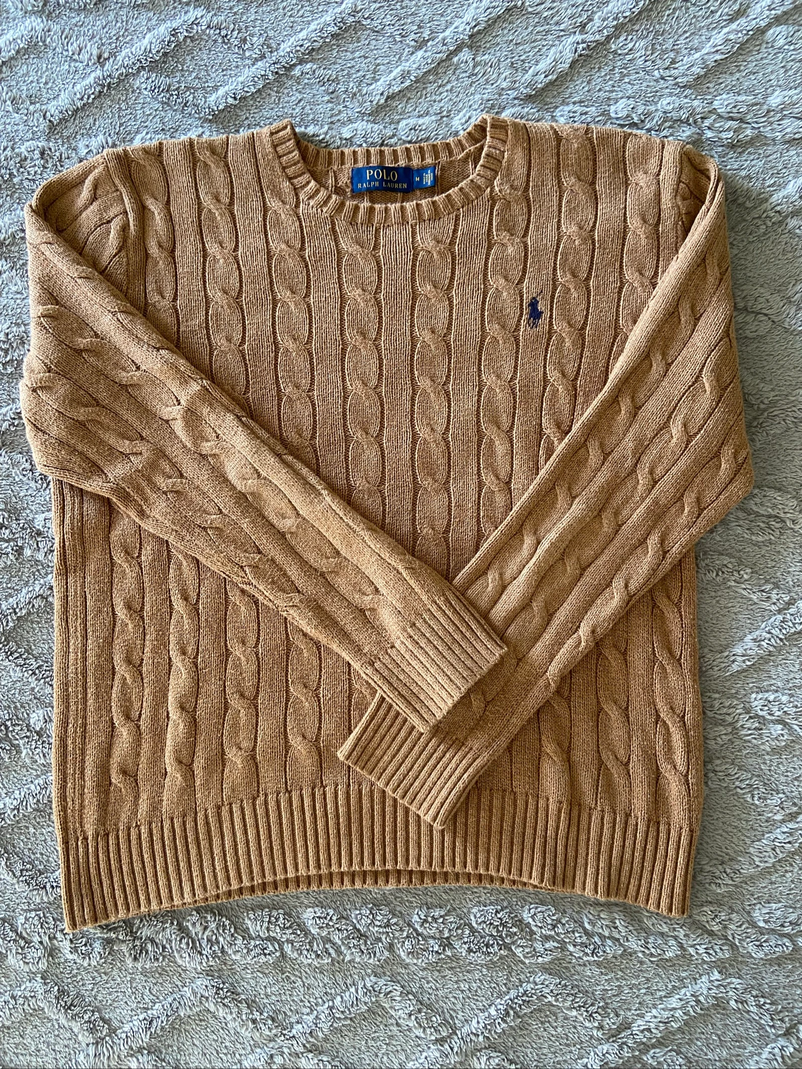 Polo Ralph Lauren Twisted Sweater – Beige – Size M – photo 2